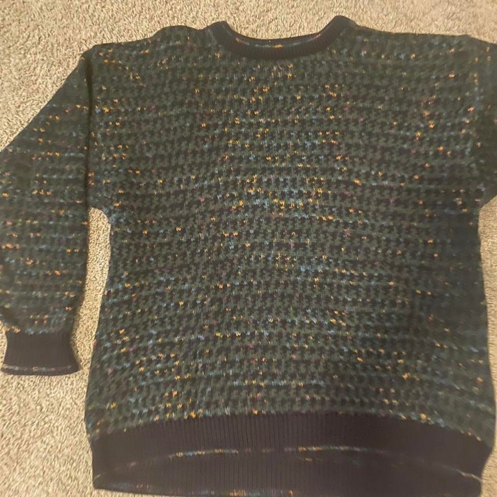Vintage Alexander Julian Cabincore Sweater Grandpacore Multicolor